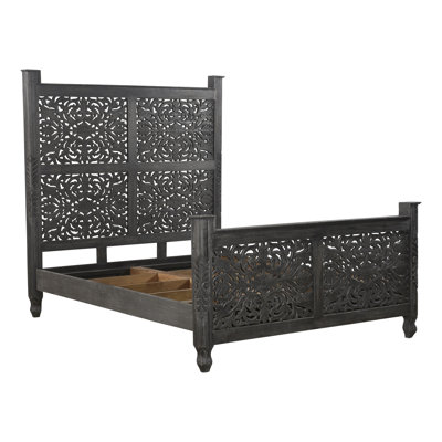 Harleen Solid Wood Piece Bedroom Set