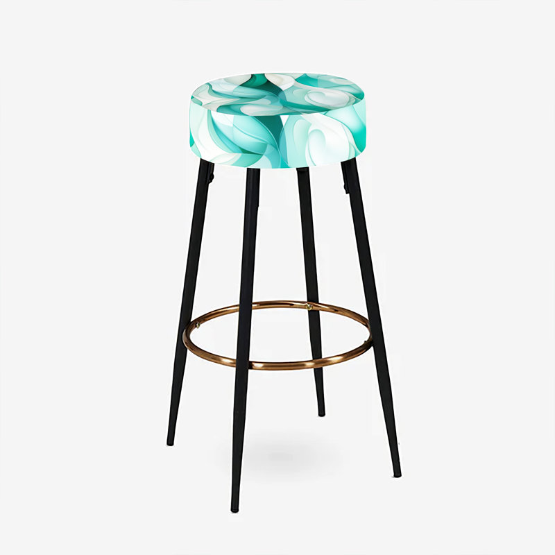 Casidee - Ensemble de 2 tabourets de bar abstraits