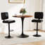 Swivel Upholstered Adjustable Height Bar Stool