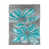 Bleu / gris / floral turquoise 8
