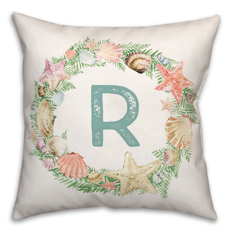 Reversible Throw Pillow, R