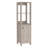 Linen Cabinet Jannes, Two Open Shelves, Single Door-686839229