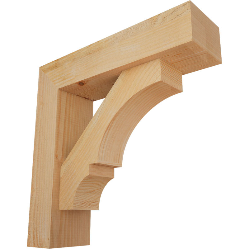 Support de bloc Balboa avec entretoise décalée, 22 X 22, Sapin Douglas de l 6 po (scié brut)