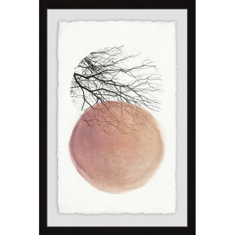 Tree In Isolation - Single Picture Frame Painting, 30cm H x 20cm W 