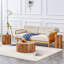  Ensemble de 3 tables basses gigognes en bois naturel LuxeDecor  
