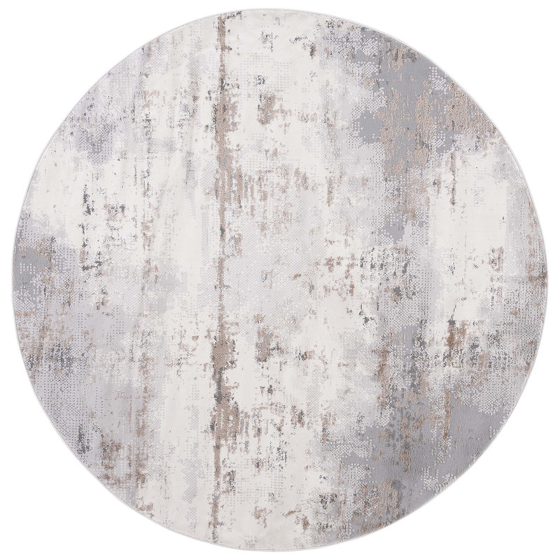 Eternal Performance Abstract Rug, Round 6'7"