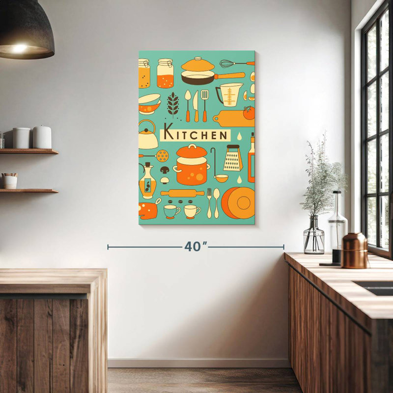 Kema Kitchen Basics Wall Sign, 39" H x 26" W