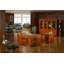 2 Piece Solid Wood Rectangular Executive Desk Office Set with Chair