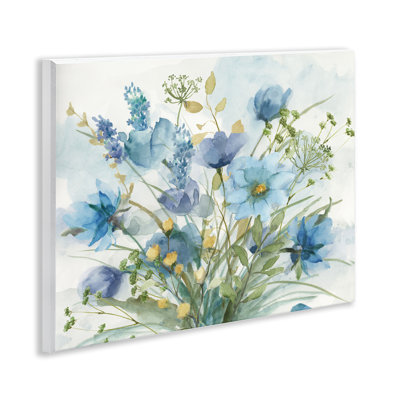 Toned Wild Flowers Wall Plaque Art, design by Nan