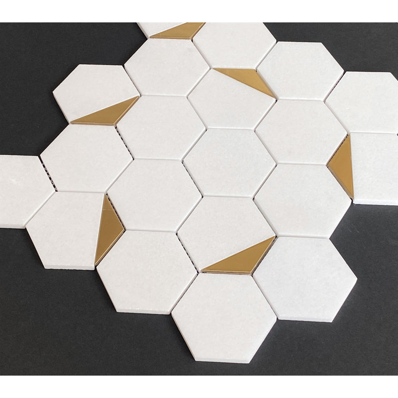 Metal Honeycomb Mosaic Wall Tile