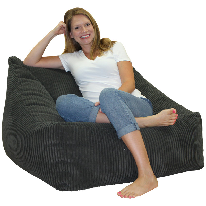 Fauteuil à billes standard, Mélange de polyester gris
