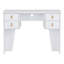 White Makeup Vanity Desk with Stroage Drawer and Power Cord Hole