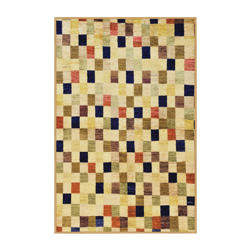 Abstract Indoor Rug, Rectangle 2' x 5'