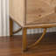 Commode moderne à 9 tiroirs avec glissières en métal coulissantes et rangement polyvalent pour les chambres et les espaces de vie confortables
