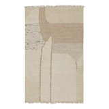 One-of-a-Kind Rectangle 5’ X 8’ Hand Knotted Area Rug