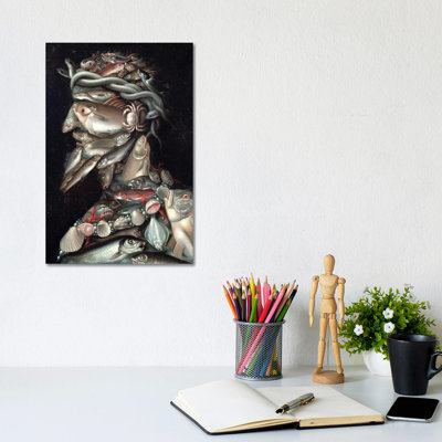 The Admiral by Giuseppe Arcimboldo - Wrapped Canvas Print