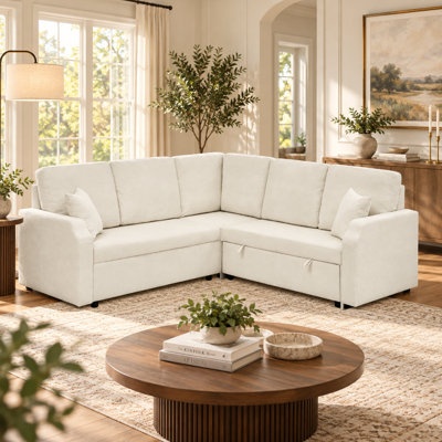 Lavery Upholstered 81.2 " Chenille Sectional