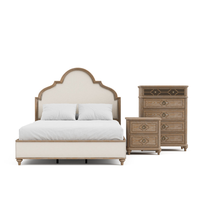Ensemble de chambre à coucher 3 pièces Cashawn, Grand