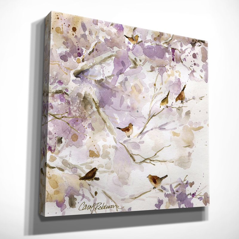 " Lavender Spring I ", 16" H x 16" W x 1.5" D