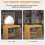 Meuble-lavabo 39 po avec miroir DEL-466363999