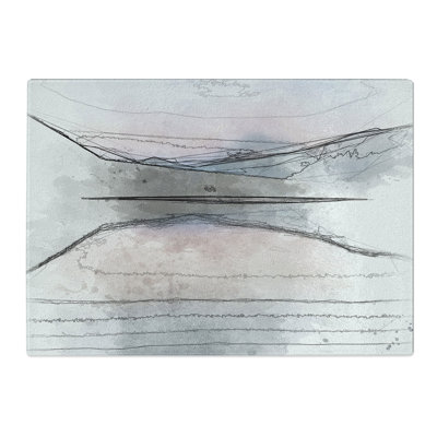 Tempered Glass Italian Lake Chopping Board