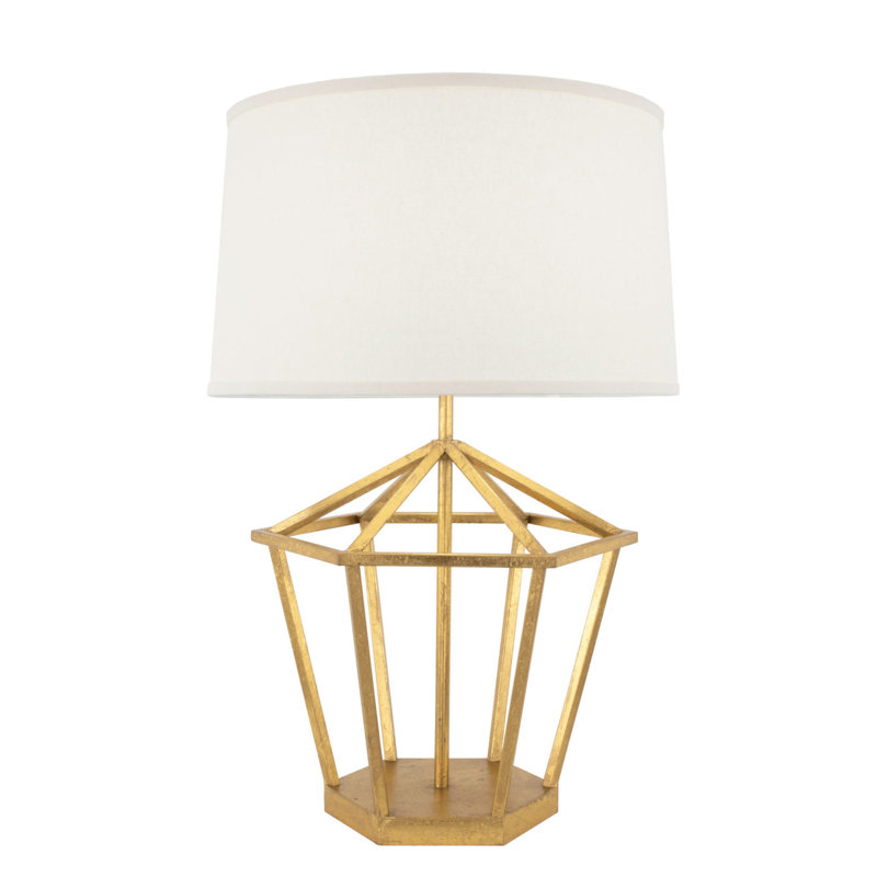 Sammy Table Lamp, Gold Leaf