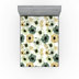 Almond Green/Dark Mustard Floral