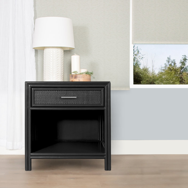 Aruba 1 - Drawer Nightstand, Black