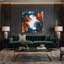 «Watercolor Landscape 7», art mural sur toile noire-1610830008