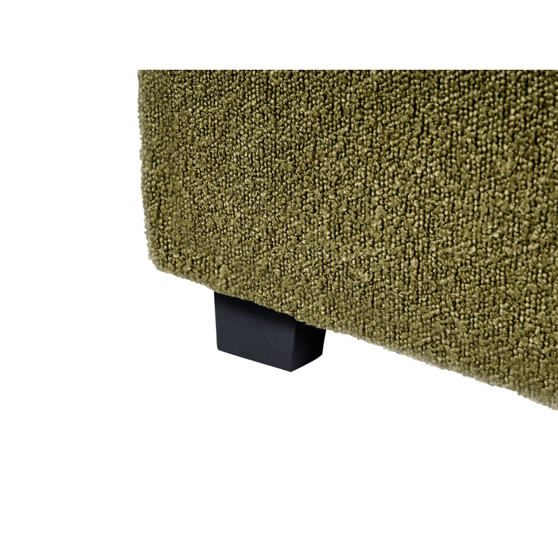 Bed Wood Veneer Bohemond, Green, Super King (6')