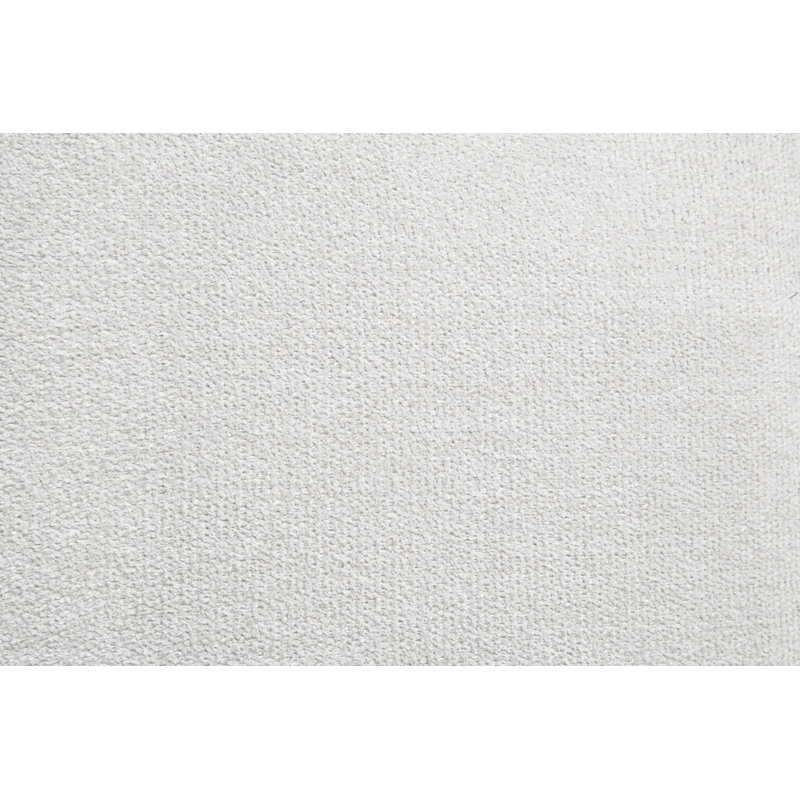 Manilla Ivory White Linen Sectional Sofa W/8 Pillows