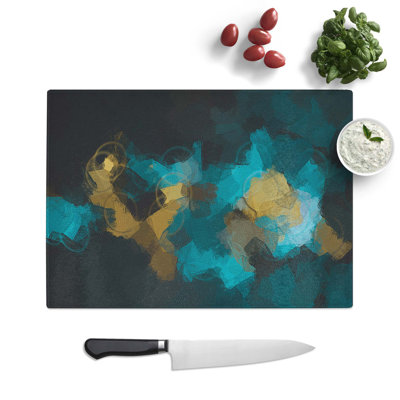 Glass Light Blur in Abstract Chopping Board
