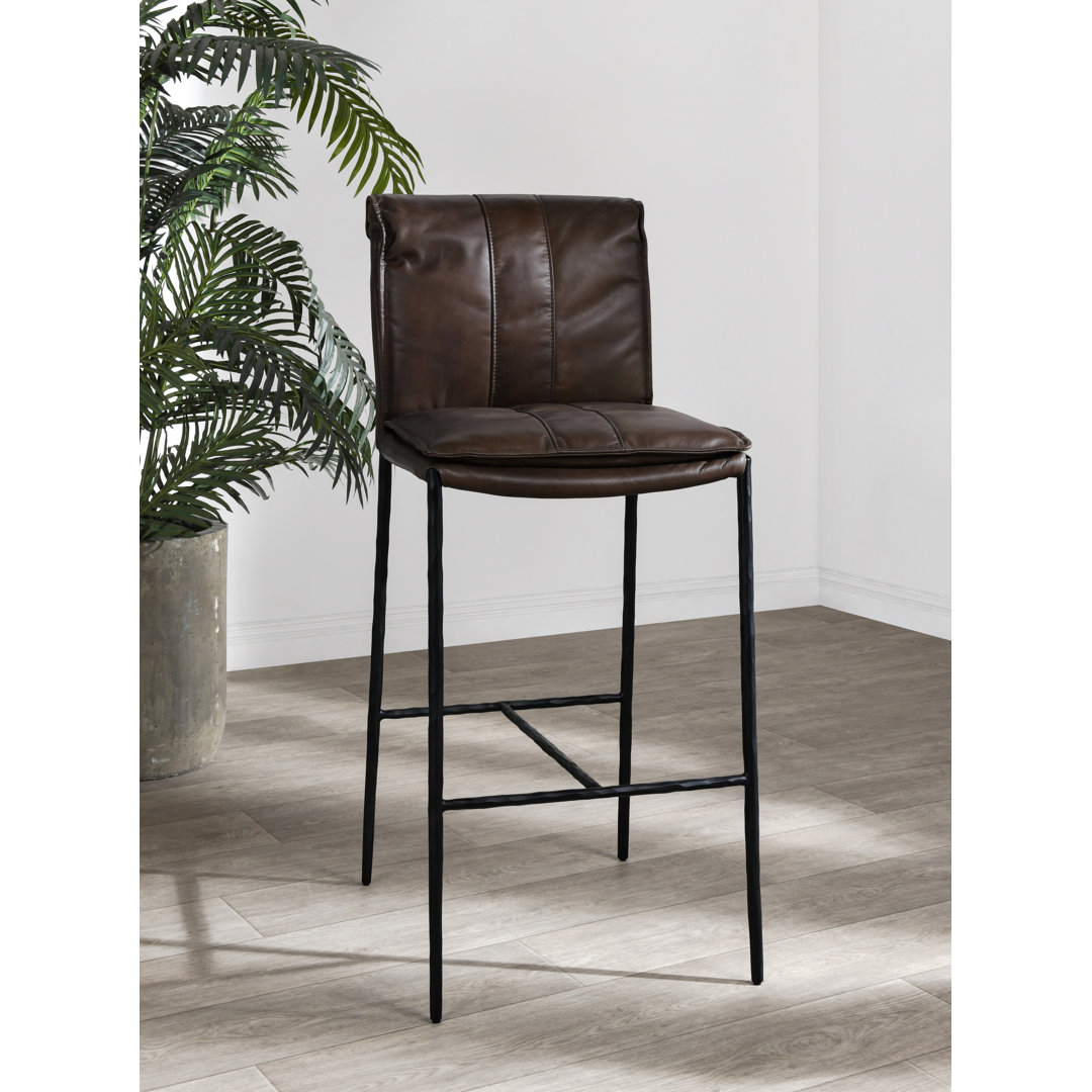 Mayer Leather Stool Classic Home Seat 