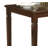 5Pc Transitional Style Dining Furniture Set Table And 4X Side Chairs Fabric Upholstered Seat Espresso Finish Wood