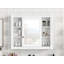 Armoire de rangement murale pour salle de bain, armoire à pharmacie, armoire de salle de bain moderne avec miroir-320752569
