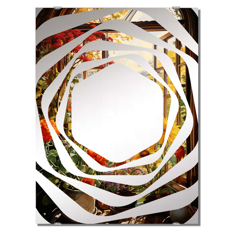 Loa - Miroir mural pour fenêtre, 40 po x 30 po