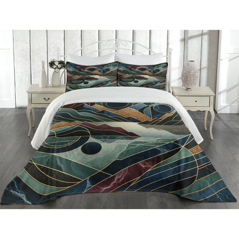Polyester Coverlet, King Coverlet + 2 Standard Shams
