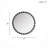 Beaded Round Wall Mirror-1968595442-1968595453