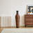 39 "Tall Standing Floor Vases With Elegant Two-Tone Dark Brown Finishes