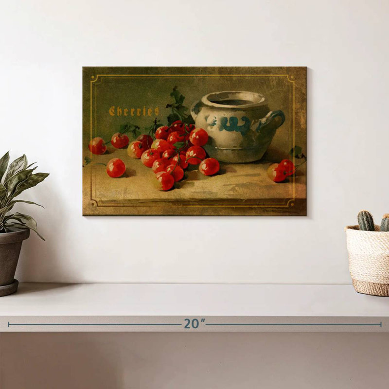 Yarlin Delicious Cherries, 8" H x 12" W