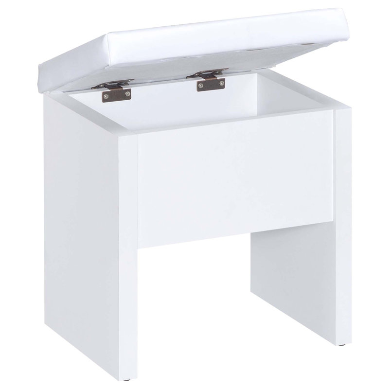 Coiffeuse avec miroir et tabouret Walsh