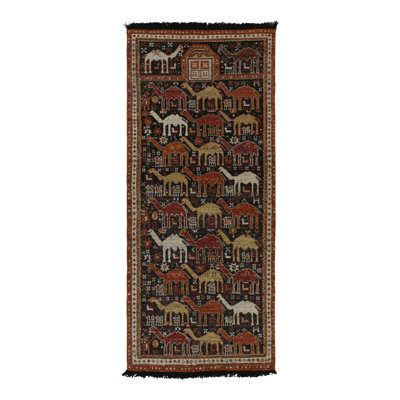 Burano Hand Knotted Wool Animal Print Area Rug