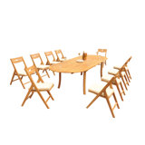 Surfliner Outdoor 11 - Piece Teak Dining Set