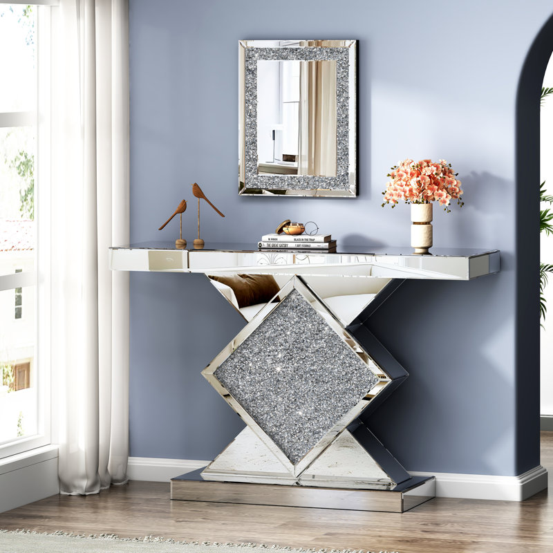 Ensemble de console et miroir
