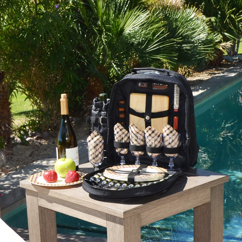 Picnic Backpack, Service for 4