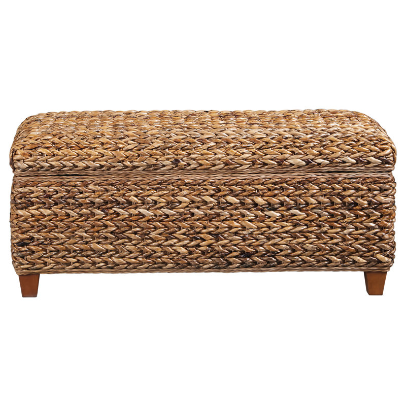 Banc de rangement Arleen, Naturel
