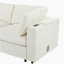 Canapé modulaire de 113 po avec espace de rangement, ports de charge USB, charge sans fil et haut-parleur Bluetooth intégré dans les bras, canapé modulaire pour le salon, appartement-550434885