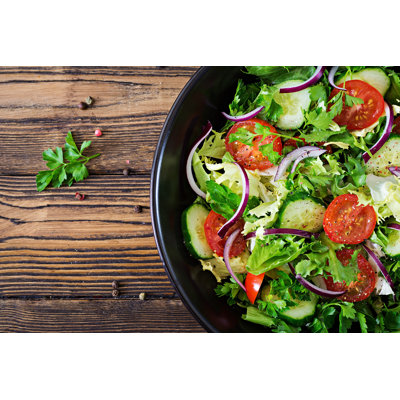 Salad - Wrapped Canvas Print