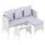 Conchita Polyethylene Wicker 3 - Person Seating Group with Cushions-1605298089-1605298094