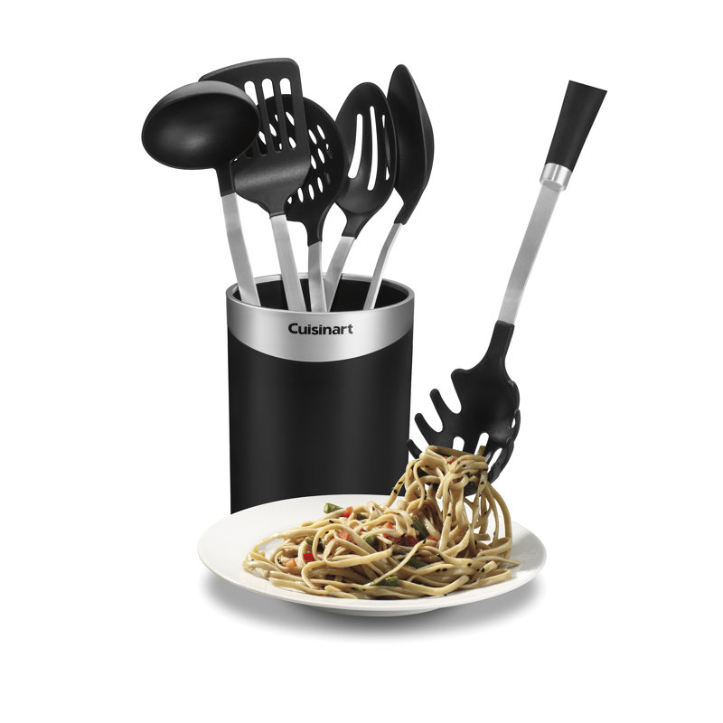Cuisinart 7-Piece Black and Stainless Steel Cutlery Set